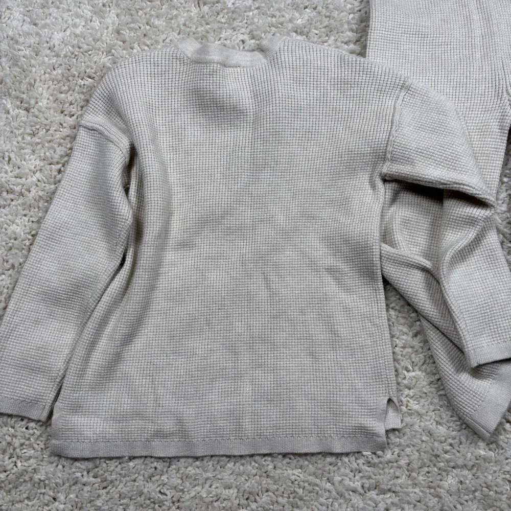 Modern Moments by Gerber Waffle Knit Henley Top Pants Set‎ Oatmeal Kids 4T